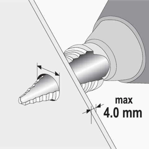 Yato Þrepabor 4–22mm diagram