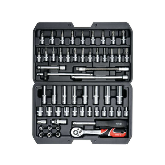 Yato verkfærasett 1/4" 56 stykki open box with tools