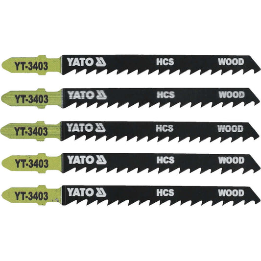 Jigsaw blades for wood type T 6 TPI (5 pcs)